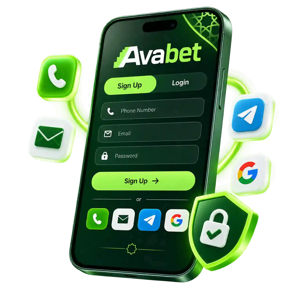 التسجيل في Avabet وإنشاء حساب جديد
